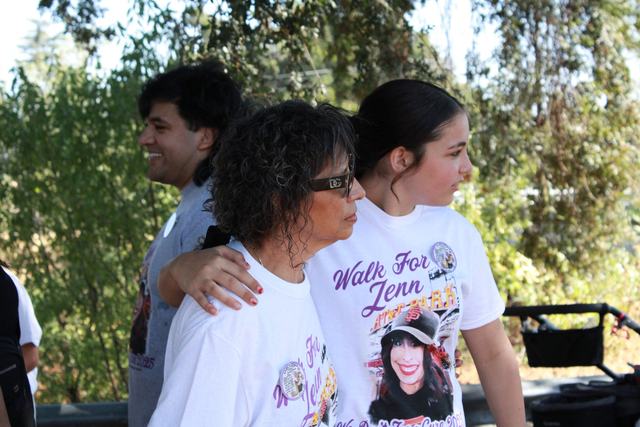 Walkers at the 2025 Walk for Jenn