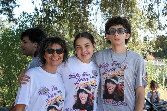 Walkers at the 2025 Walk for Jenn
