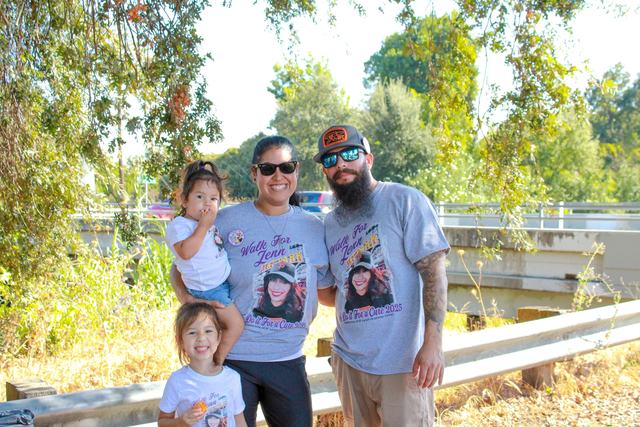 Walkers at the 2025 Walk for Jenn