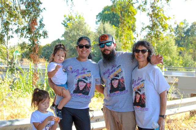 Walkers at the 2025 Walk for Jenn