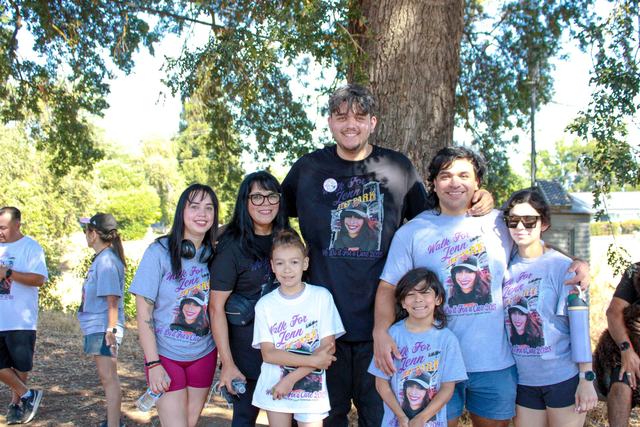 Walkers at the 2025 Walk for Jenn