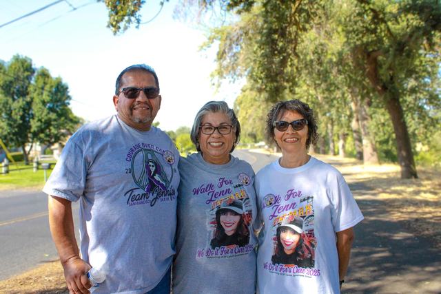 Walkers at the 2025 Walk for Jenn