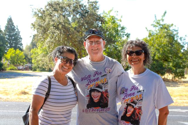 Walkers at the 2025 Walk for Jenn