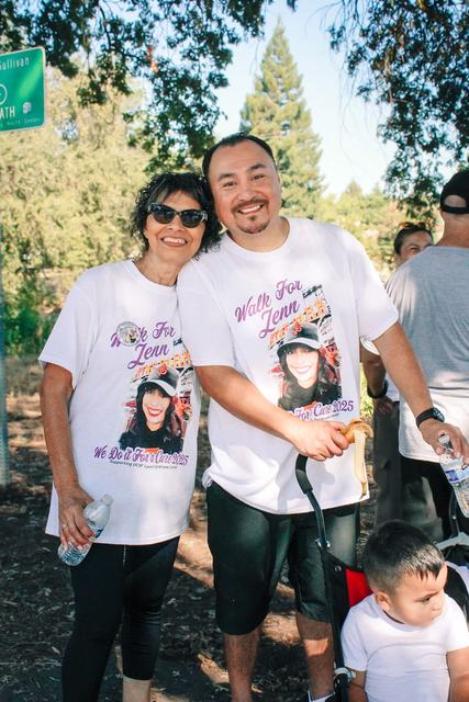 Walkers at the 2025 Walk for Jenn