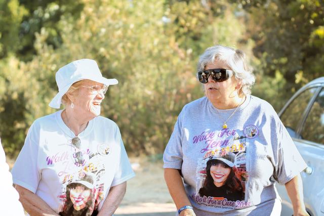 Walkers at the 2025 Walk for Jenn