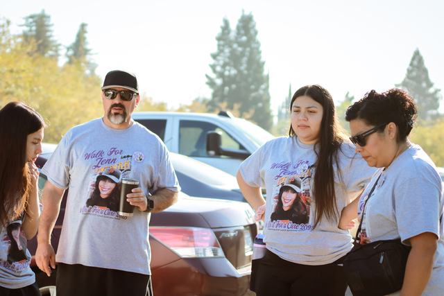 Walkers at the 2025 Walk for Jenn