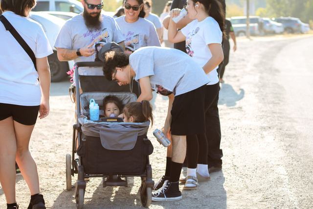 Walkers at the 2025 Walk for Jenn