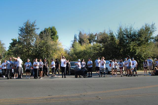 Walkers at the 2025 Walk for Jenn