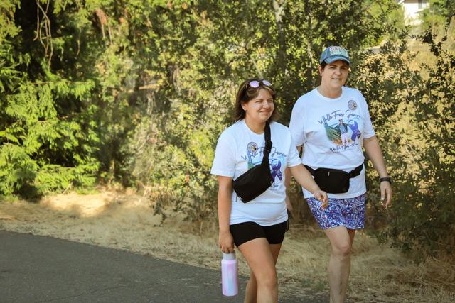 Walkers at the 2025 Walk for Jenn