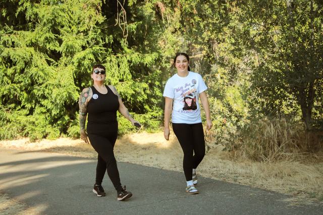 Walkers at the 2025 Walk for Jenn
