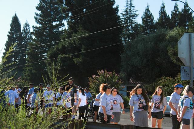 Walkers at the 2025 Walk for Jenn