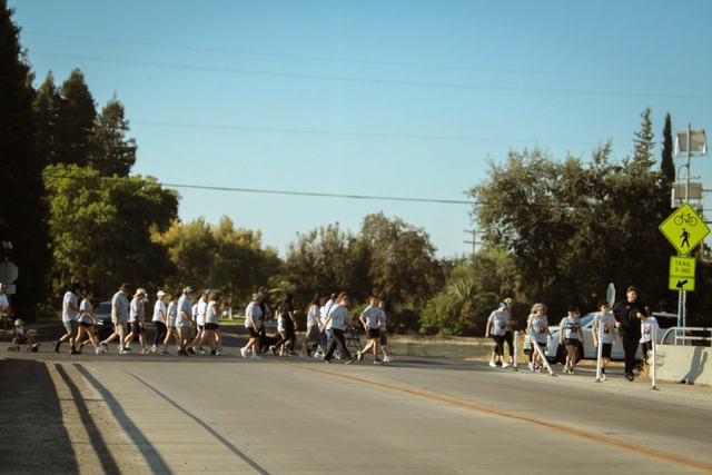 Walkers at the 2025 Walk for Jenn