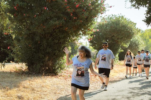Walkers at the 2025 Walk for Jenn